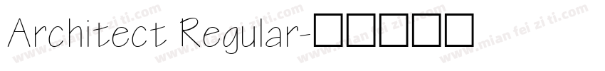 Architect Regular字体转换